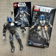 100% COMPLETE WITH BOX LEGO Star Wars Jango Fett Set 75107 2015 Buildable Figure