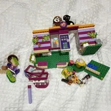 LEGO Friends 41322 Heartlake City Vet Clinic Lot w/ Printed Parts Dog Cat
