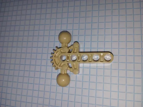 1 Bionicle Tan Lower Torso 47306 Lego part hips 7 tooth half gear WYSIWYG $0ship