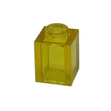 Lego 3005 Trans-Yellow Brick 1 x 1 Element 300544 4166057 4227497 4597300