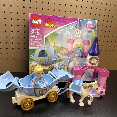 Lego Duplo 6153 Cinderella's Carriage 2012 Disney Princess -  100% Complete