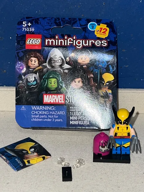 Retired Lego Wolverine #12 Marvel Studios Series 2 Minifigure