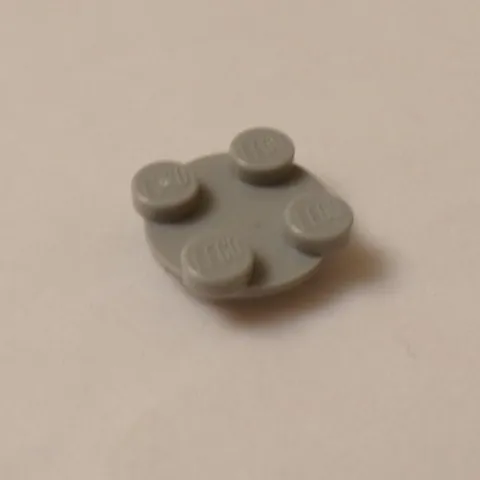 Lego x1 Light Bluish Gray 2x2 Turntable Top Plate, 3679 (028-289)