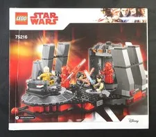 Lego STAR WARS Original Set INSTRUCTION GUIDE Manual Thrown Room 75216