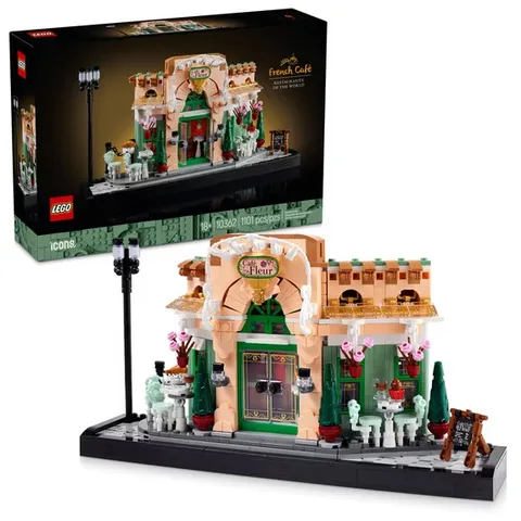 LEGO Icons French Café Paris Building - Toy Building Set