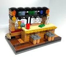 Lego Saloon - Pub - Bar - Real Lego Parts - Castle - Western - Medieval - City