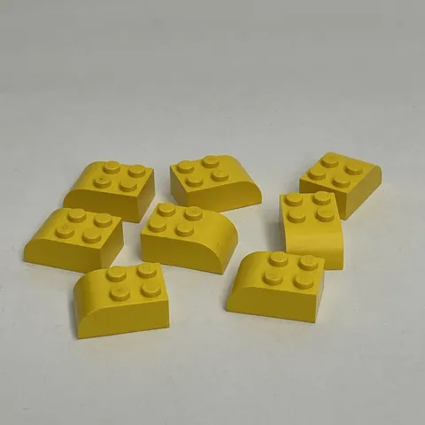 Lego 06215 Yellow Replacement Add-on Pieces Parts Lot of 8