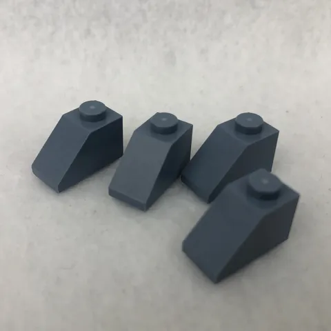 LEGO 3040 Sand Blue Slope 45 2 x 1 (x4)