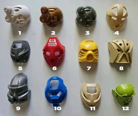LEGO Bionicle Kanohi Masks YOU CHOOSE - Hau Mahiki Ruru Akaku Turaga Pakari Huna