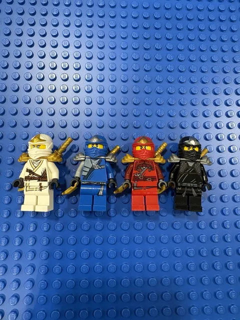 LEGO Ninjago ZX Lot x4 Jay Kai Cole Zane Minifigure Minifig