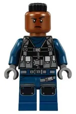 LEGO® Minifigure Jurassic World jw035 ACU Tracker Male Black Wide Mohawk Reddish