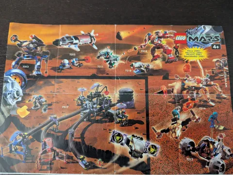 Retired (2000) LEGO Product - Life On Mars - LEGO Studios - LEGO Racers- Poster 