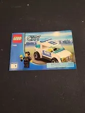 Lego City Police Car Instruction Manual,  Book 1, 7498