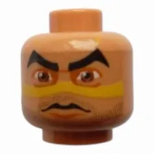 LEGO Minifigure, Head Alien with SW Quinlan Vos