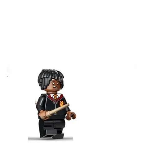 LEGO Lee Jordan Minifigure + Wand 76473 Harry Potter Hogwarts East Wing