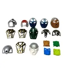 Lego BIONICLE Mask Lot Of 17