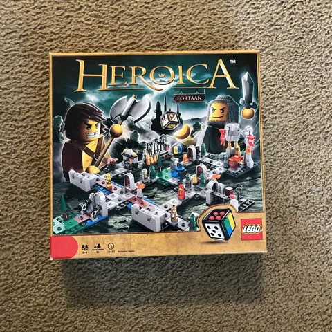 LEGO Heroica Castle Fortaan 3860 Complete Set Boxed Game, 386 Pieces, 8+ 