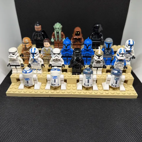 Large Lot 20 Lego Minifigures Star Wars