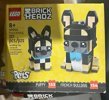 LEGO BrickHeadz Pets French Bulldog 40544 Complete Set 237 Pieces Age 8+