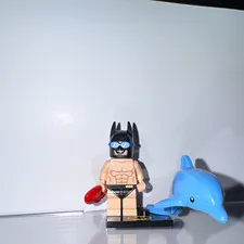 LEGO Minifigures LEGO Batman Movie Swimsuit Batman w/ Dolphin 71017 Brand New