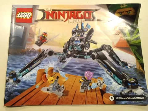 Instruction Book Only For Lego Ninjago 70611