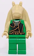 LEGO Star Wars Gungan Soldier - Green Outfit Minifigure Episode 1 (sw0013)