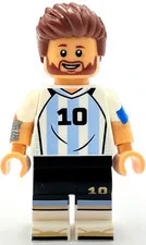 Lego New Lionel Messi Argentina Minifigure Soccer Player Footballer