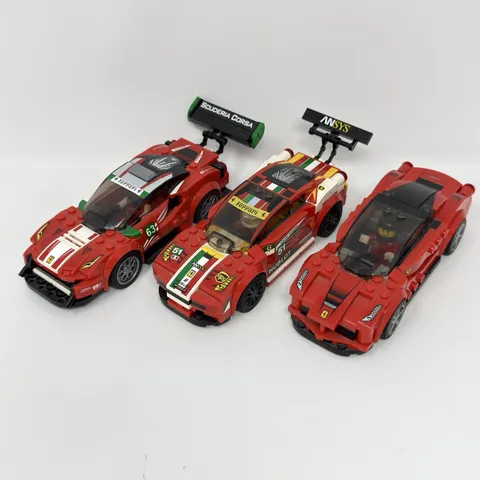 LEGO Speed Champions Ferrari Lot La Ferrari 458 Italia GT2 488 GT3 Scuderia