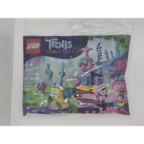LEGO TROLLS World Tour-Poppy's Carriage Polybag #30555 New Sealed