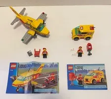 Lego 7731 Mail Van & 7732 Air Mail Complete with Instructions 2008