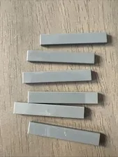LEGO 6636 Dari Bluish Gray Tile 1x6 - 6 Pieces