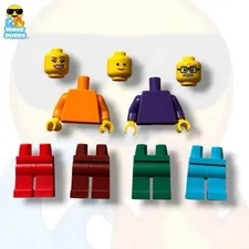 Lego Minifigures Heads, Torsos & Legs Bundle