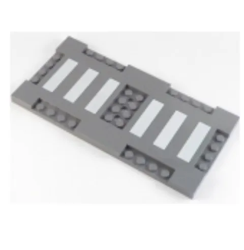 LEGO® Part 71772pb01 - Brick 8 x 16 x 2/3 (Crosswalk) Pattern