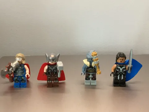 Lego Marvel Thor Minifigure Lot Of 4 as Shown