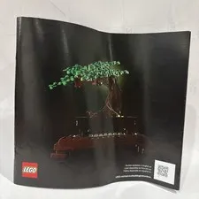 LEGO Bonsai Tree 10281 Instruction Manual Only No Bricks No Box