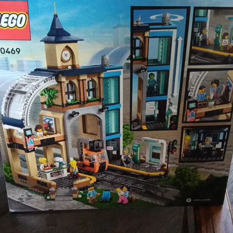 LEGO City Central Train Station Building Toy - Multi-Level Pretend Play Set f...