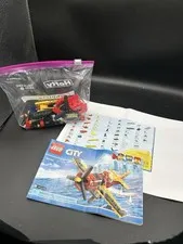 LEGO CITY: Race Plane w/Mini Figure #60144 100% Complete