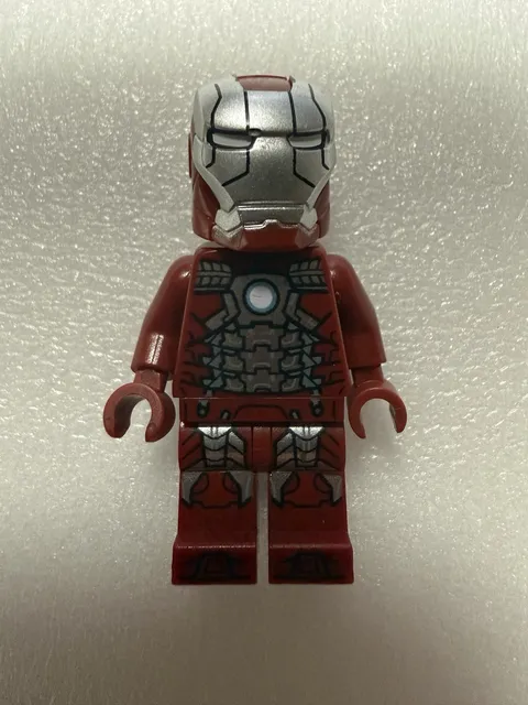 LEGO Iron Man Mark 5 MK-5 Armor Minifigure  Marvel SH566 Movie Suit