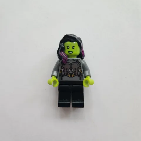 Lego Gamora 76081 Silver Armor Guardians of the Galaxy Super Heroes Minifigure