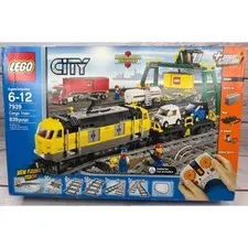 LEGO City 7939 Cargo Train Retired Power Functions Motorized Set New Sealed Box