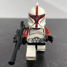 LEGO Star Wars Minifigure Clone Trooper Captain Phase 1 sw0492 Gunship 75021