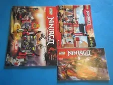 3 Lego Ninjago instruction manuals #70591 70638 70640
