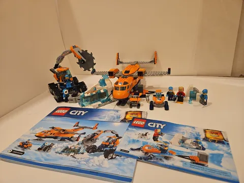 Lego City Arctic Plane 60196 And Lego City Arctic Exploration 60191 Incomplete