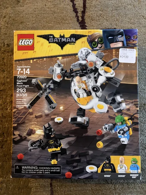 LEGO Batman Movie 70920 Egghead Mech Food Fight NEW Sealed Retired