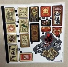 LEGO NINJAGO Legacy 71861 The Old Town Sticker Sheet Only