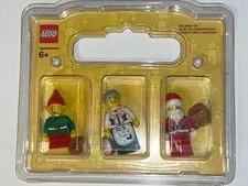 New LEGO Christmas Minifigure Set with Santa, Mrs. Claus and Elf 6+