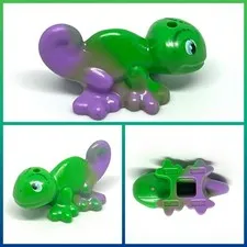 Lego Animals Green Purple Chameleon Minifigure