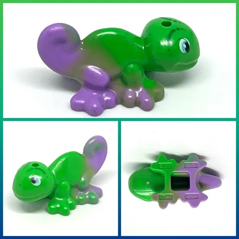 Lego Animals Green Purple Chameleon Minifigure