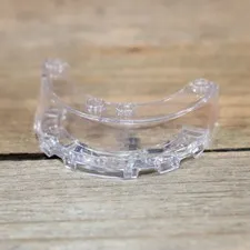 LEGO Trans-Clear Windscreen 4 x 6 x 1 1/3 Round Part 76796 Qty 1