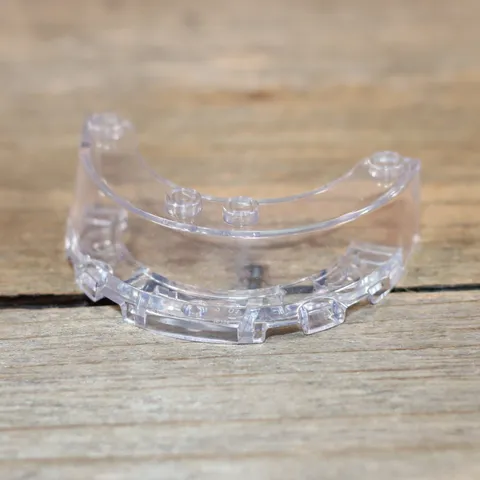 LEGO Trans-Clear Windscreen 4 x 6 x 1 1/3 Round Part 76796 Qty 1